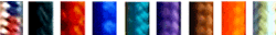 Choose from Red-White-and-Blue, Black, Red, Blue, Teal, Purple, Chocolate Brown, Blaze Orange as well as White & Gold Mix!